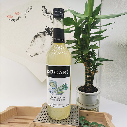 BOGARI宝珈丽香茅味调味糖浆果露咖啡苏打水750ml奶茶店专用果糖 - 图2