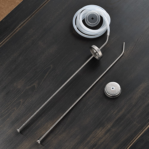 茶炉自动上水管纯钛桶装抽水管沉底直通进水管茶具配件装水桶水管 - 图0