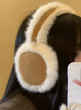 冬季加绒折叠骑行防寒耳罩