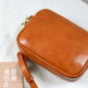 Rongqing vintage handmade cowhide tassel crossbody small square bag