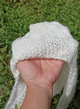 逛街休闲秋季白雪公主纯白色帽子