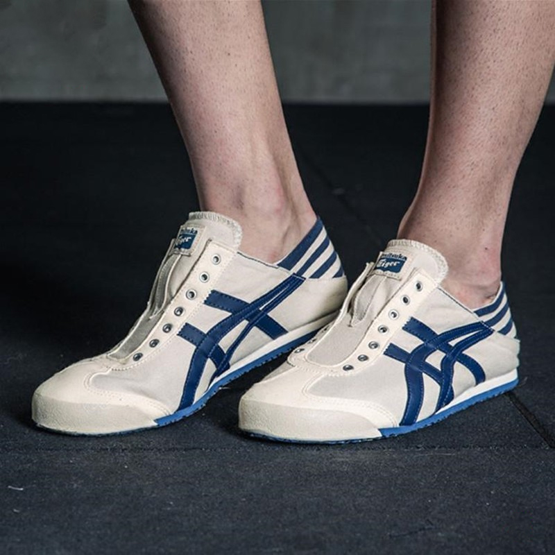 Onitsuka Tiger鬼塚虎懒人一脚蹬男女休闲帆布鞋TH342N-0250-4202-图1