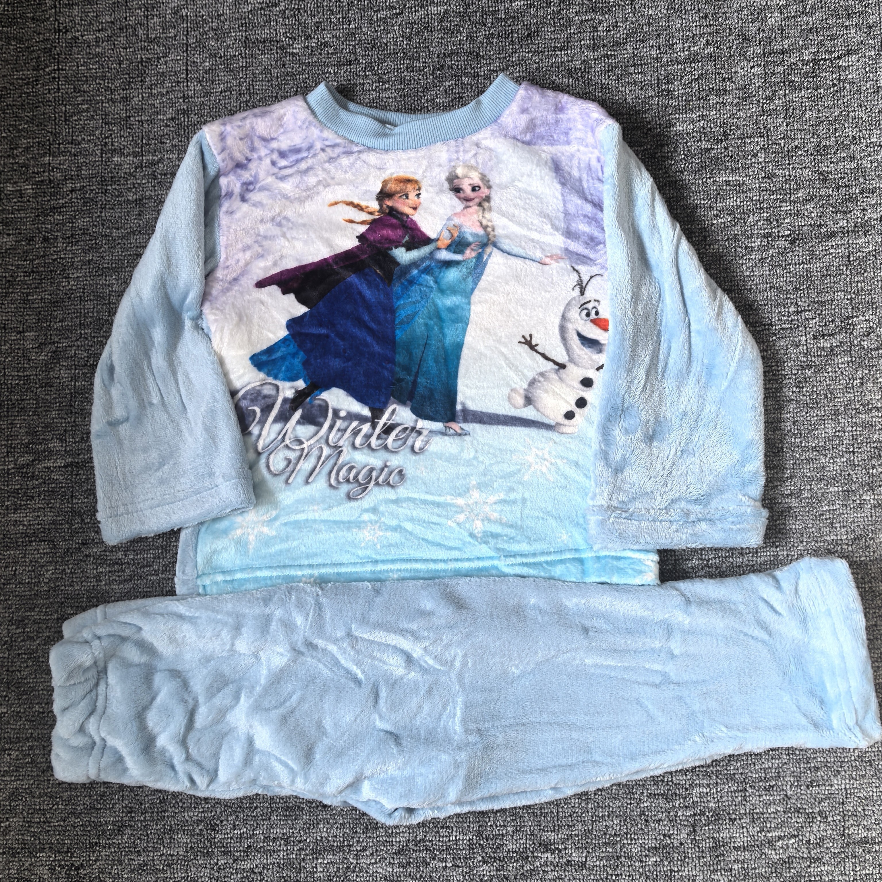 外贸原单美人鱼公主女童家居服套装秋冬保暖加绒长袖长裤睡衣套装,淘宝优惠券,粉丝福利购,淘宝优惠卷