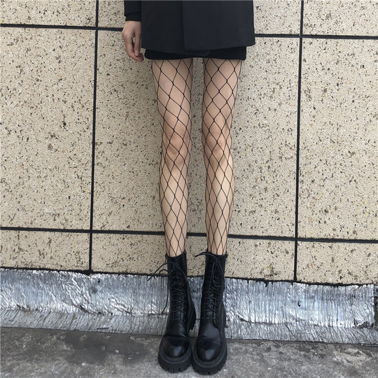 Black stockings fishnet stockings female sexy pantyhose thin style