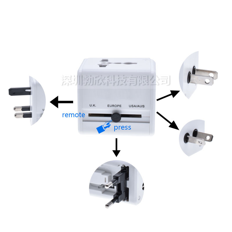 全球通转换插头USB充电适配器万能插座国际电源迪拜埃及希腊多功-图1