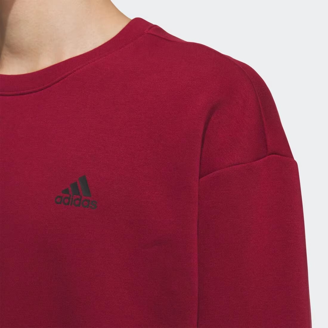 阿迪达斯卫衣男女装2025冬季新款加绒保暖运动服休闲套头衫JM9095 - 图3