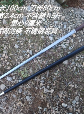 细剑窄剑小剑武术练习古风剑冷兵器道具收藏摆件龙泉天元未开刃