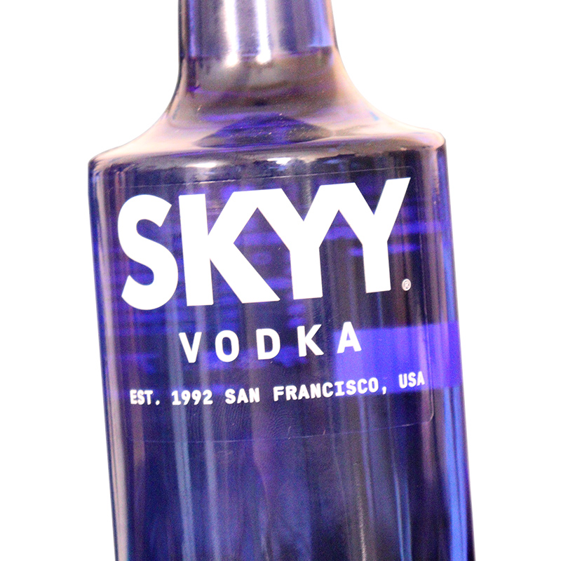 深蓝伏特加 蓝天伏特加原味 Skyy Vodka洋酒 烈酒 鸡尾酒 基酒 - 图0