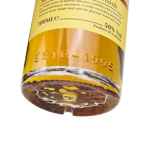 英国进口洋酒阿蓝苏玳桶Arran艾伦苏岱桶限量版威士忌 苏代 700ml - 图3