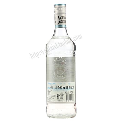进口洋酒 摩根船长白朗姆酒鸡尾酒基酒Captain Morgan Rum 烘培 - 图0