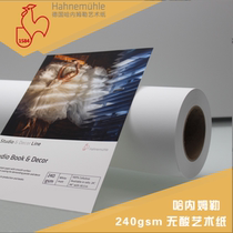 German Hannemler Pure Cotton No Acid Art Paper 240g Art Microspray Professional Paper Roll Dress