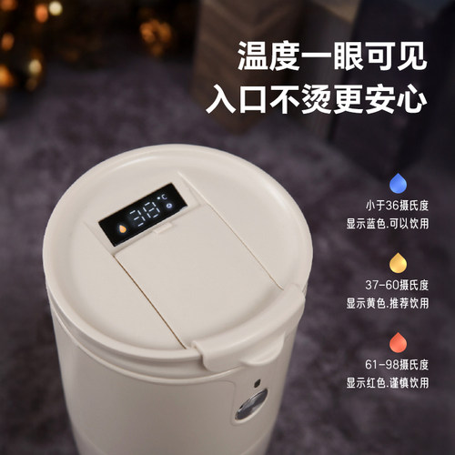 勒仕小型咖啡机便携式迷你咖啡机智能随身车载研磨冲泡过滤一体式 - 图2