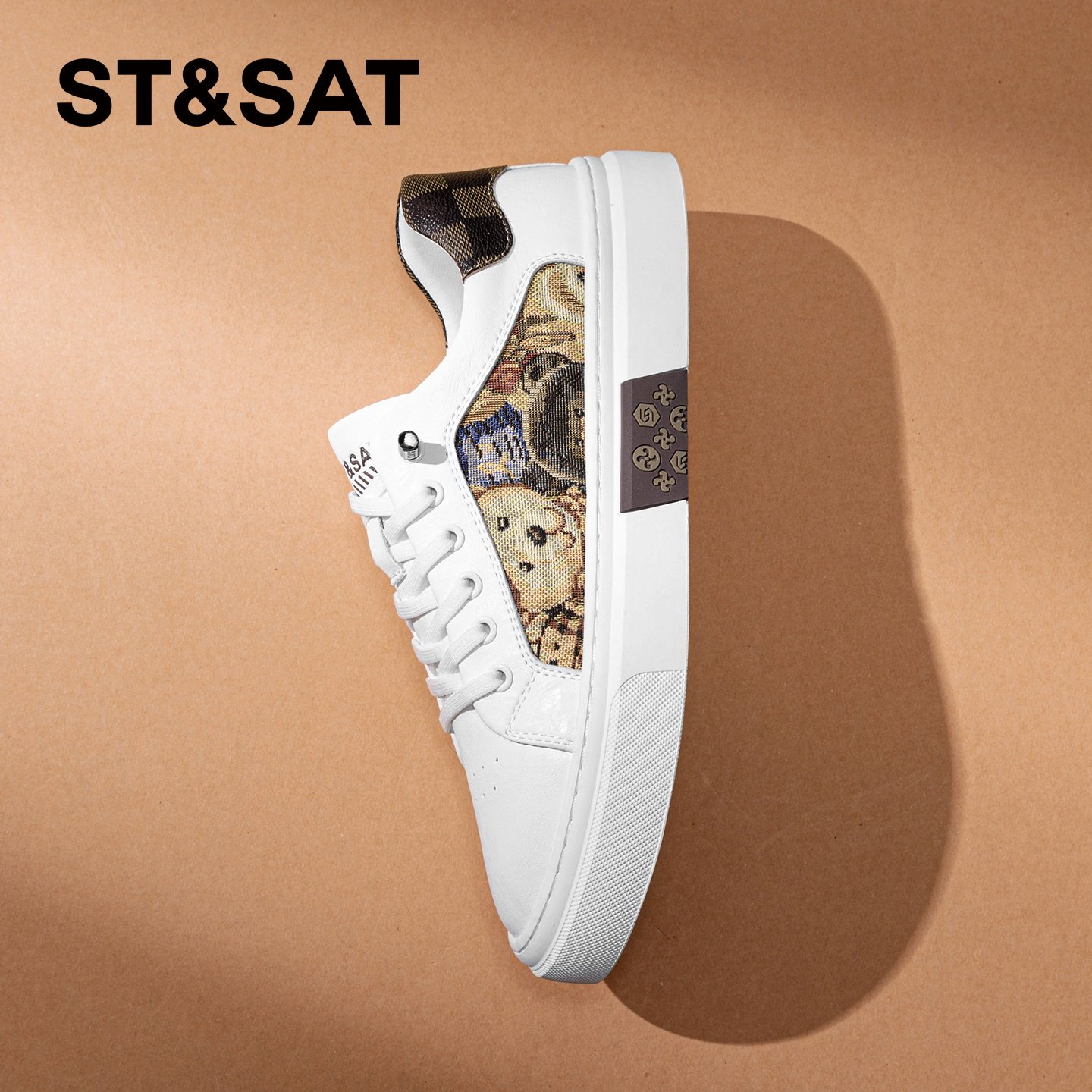 星期六男鞋春季新款时尚板鞋男款百搭潮流一脚蹬运动休闲鞋男软底,淘宝优惠券,粉丝福利购,淘宝优惠卷