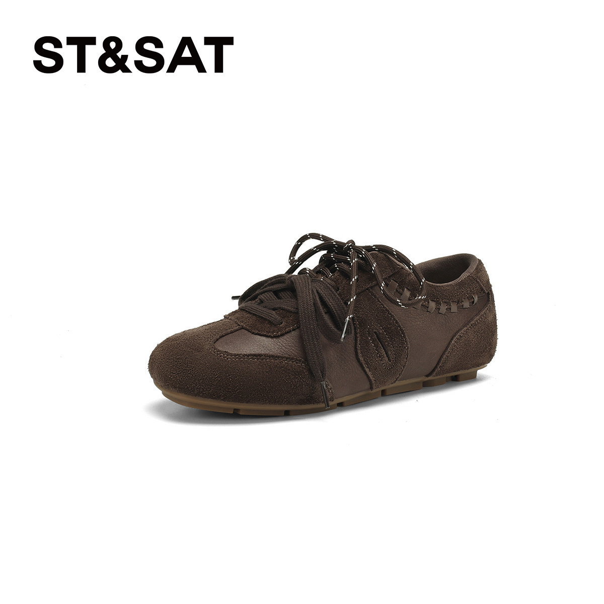 星期六真皮软底德训鞋女2025新款秋冬复古绒面阿甘鞋休闲运动鞋子,淘宝优惠券,粉丝福利购,淘宝优惠卷