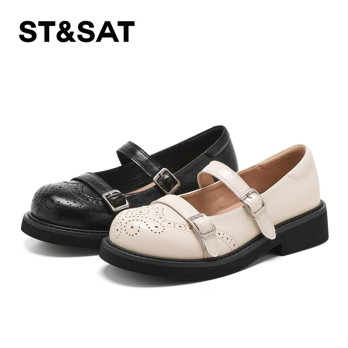 星期六复古玛丽珍鞋2026年春季新款平底圆头百搭可爱显瘦浅口女鞋,淘宝优惠券,粉丝福利购,淘宝优惠卷