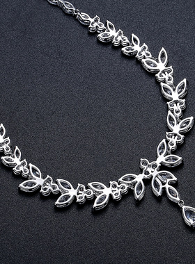 锦瑟 欧美新款长款小众冷淡风女士短款劲链宴会礼服项链配饰