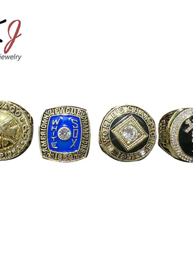 mlb 白袜芝加哥戒指4冠套装亚马逊热卖工厂现货直发