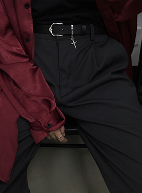 腰带男皮带光面学生复古