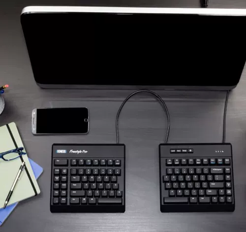 Kinesis Freestyle Pro разделил механический клавиативный чайный вал Красный вал.