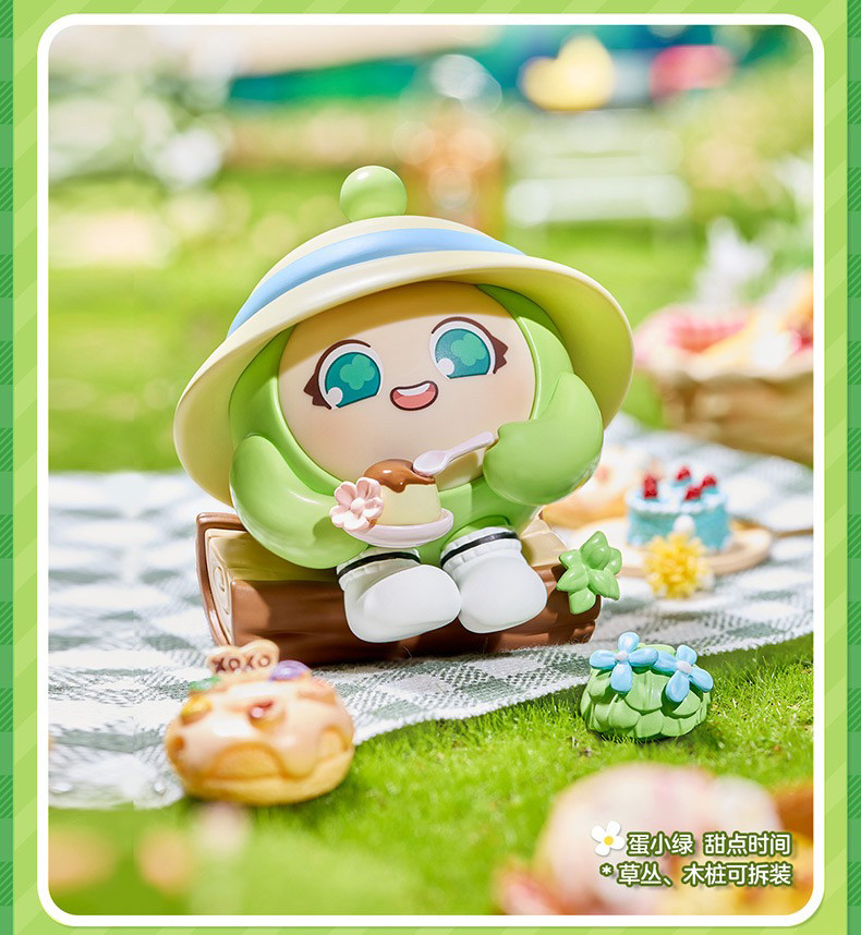蛋仔派对手办正品蛋仔派对一起去野餐系列手办盲盒公仔玩具摆件游戏送儿童礼物