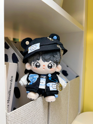 10cm娃衣跑酷小熊套装棉花娃娃衣服原创可爱帅气公仔换装现货包邮 - 图1