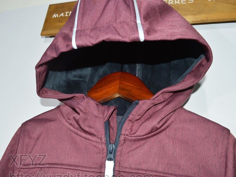 N341旁带反光 防风防水透气 外贸 德单 女童女大童短绒冲锋衣外套,淘宝优惠券,粉丝福利购,淘宝优惠卷