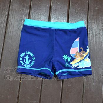 N338 Paw Paw Team boys' boxer swim trunks beach 3-6 years old