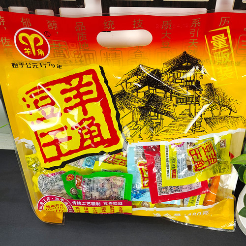 武隆羊角豆干480g*3袋多味量贩装重庆特产羊角牌香菇豆干6味素肉 - 图1