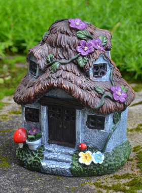 树脂太阳能装饰灯花园庭院摆件