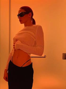 404的店小众品牌NEWB家异型未来风墨镜凹造型ins网红同款太阳眼镜