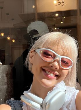 小众运动复古墨镜Y2K甜酷小众女