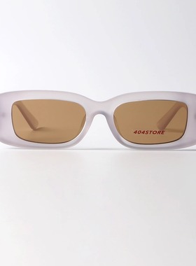 404的店复古长方形Y2K时髦墨镜