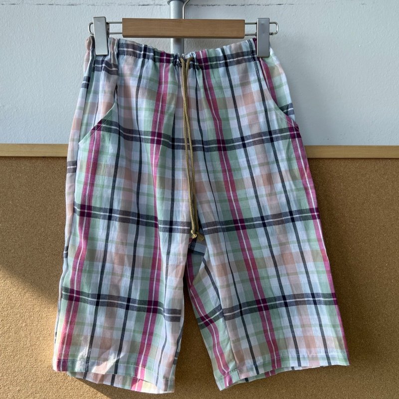 W3-113夏季短裤合集！薄款抽绳款格纹条纹设计感百搭休闲裤Z26-1,淘宝优惠券,粉丝福利购,淘宝优惠卷