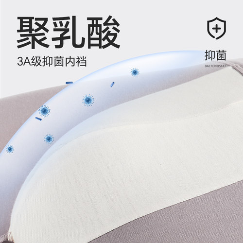 【99元3条】男大码宽松莫代尔内裤透气男生短裤平角底裤衩HKM2509 - 图0