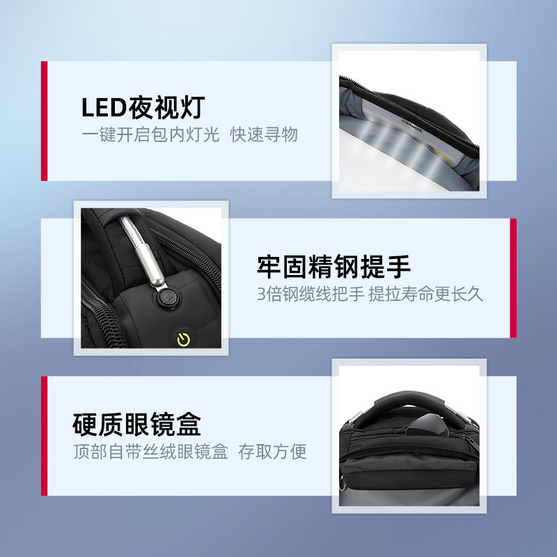 wenger /威戈男大容量商务双肩包 威戈双肩背包