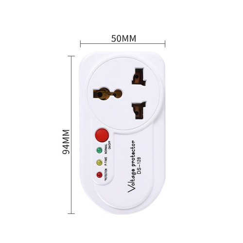 欧标电压保护开关插座家用冰箱电源保护器过欠压自动断电可贴牌 - 图0