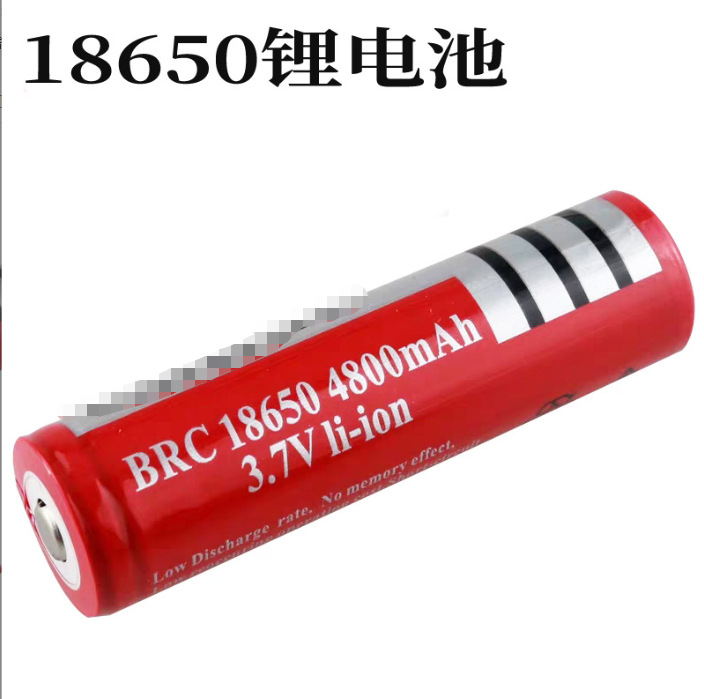 厂家直销18650锂电池9800mAh大容量3.7V 强光手电筒充电电池 - 图1