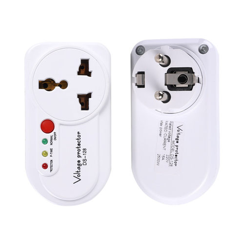 欧标电压保护开关插座家用冰箱电源保护器过欠压自动断电可贴牌 - 图1