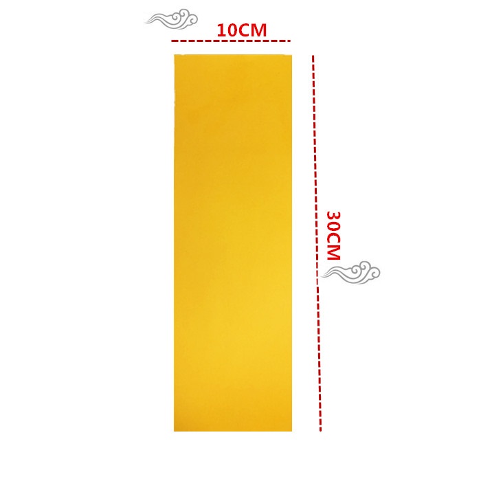 优质加厚黄纸空白黄纸上好黄色纸道系国风画纸写纸书法用纸10X3 - 图0