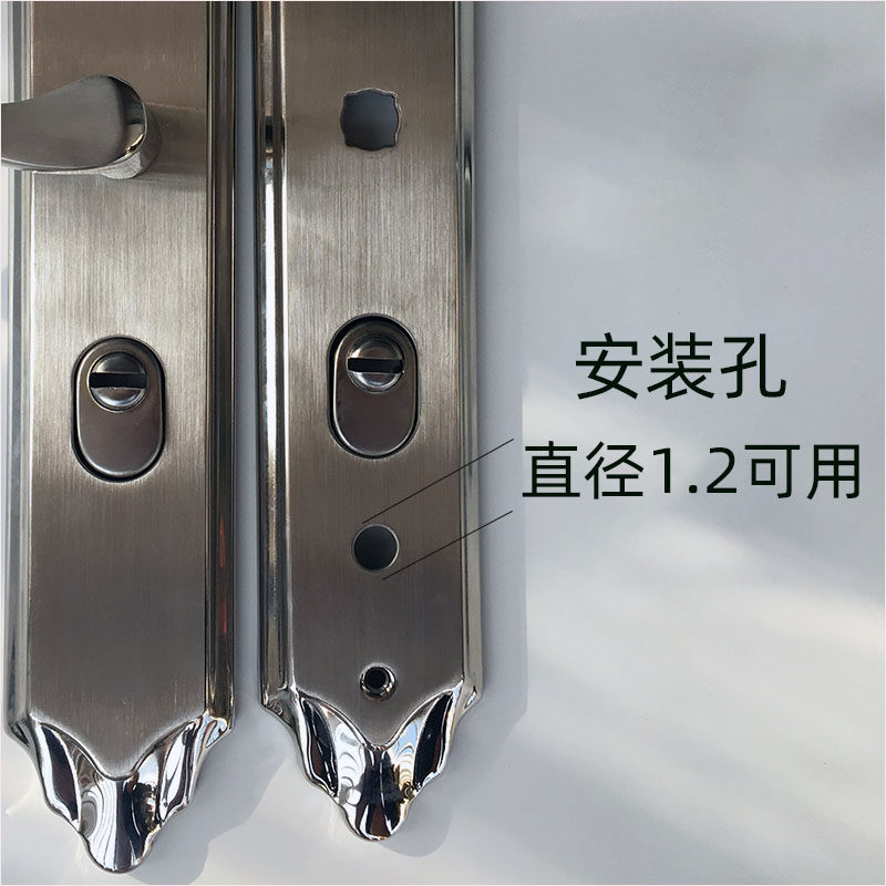 不锈钢锁钮反锁旋钮大门锁防盗门配件金属实心保险钮拴扭一个包邮_虎窝淘