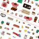 The second installment of the Senyu Pibao Village Detective Series, cute diy landscaping stickers, three-dimensional stickers, decompressed scene stickers