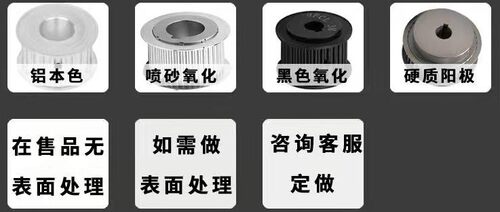 非标定做同步轮 现货同步带轮高精度加工S2M S3M S5M S8M L T10 H - 图2