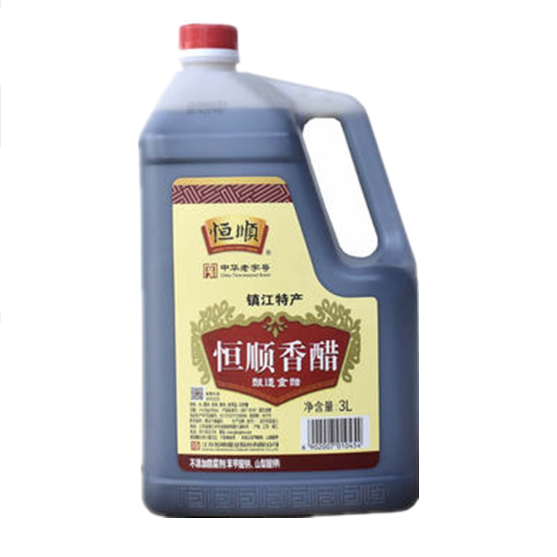 包邮镇江恒顺香醋3L（6斤）桶装纯粮食酿造食用烹饪腌制醋实惠_虎窝淘