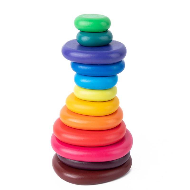 木制彩色叠石积木拼搭游戏叠叠乐手眼动作协调儿童叠叠高益智玩具,淘宝优惠券,粉丝福利购,淘宝优惠卷