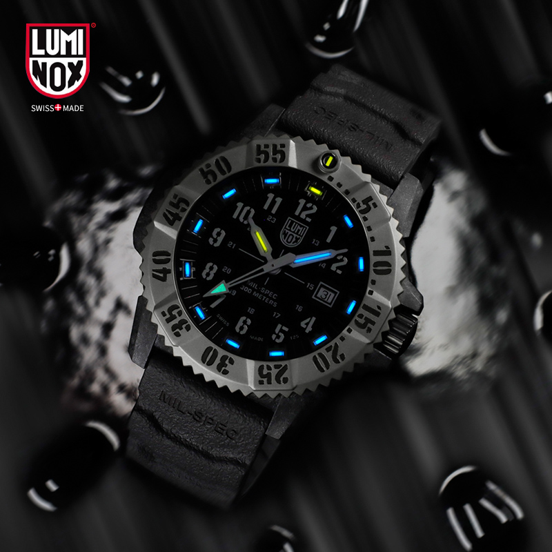 瑞士雷美诺时军标MILSPEC夜光手表男 LUMINOX3351.SET特种钛表圈-图0