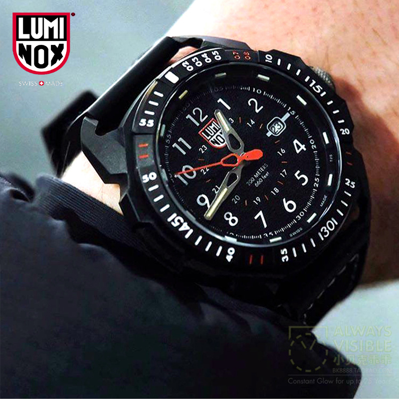 瑞士雷美诺时Luminox1001极地救援搜救专业限量腕表夜光氚气潜水-图1