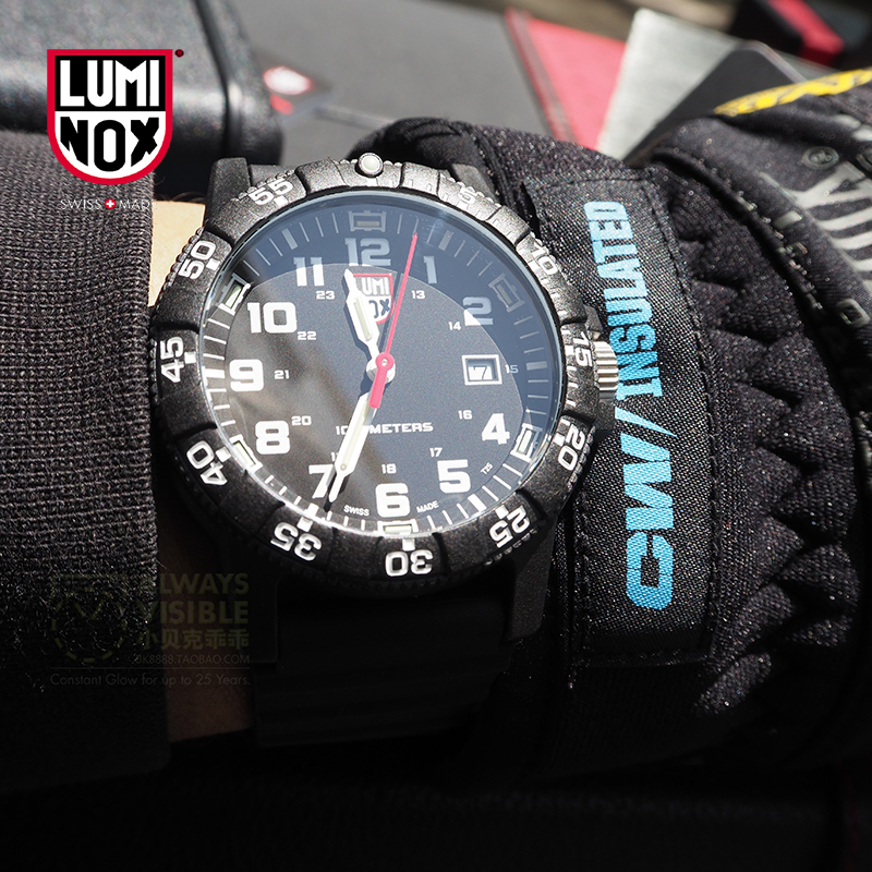 瑞士行货Luminox0321雷美诺时海洋轻便运动防水夜光户外手腕军表-图2