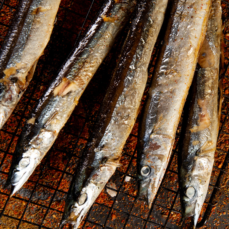 深海秋刀鱼鲜活水产冷冻秋刀鱼速冻海鲜烧烤整箱食材海鱼论斤称 - 图1