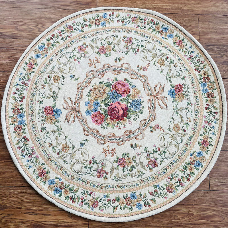 圆形书房玄关地垫客厅卧室床边进门玄关吊椅吊篮混纺编织可机洗,淘宝优惠券,粉丝福利购,淘宝优惠卷