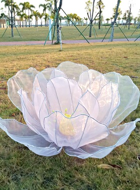 纱花牡丹景观装饰场景布置手工花